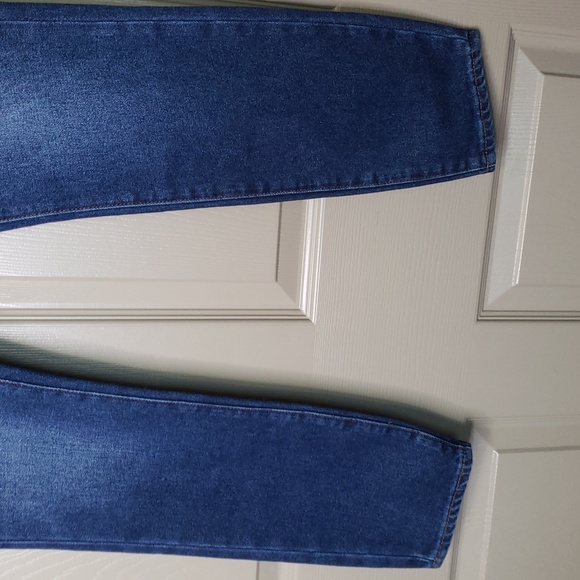 NWT Kendall & Kylie Kontouring Mid Rise Skinny Blue Jeans Size 13/14 - Picture 3 of 12